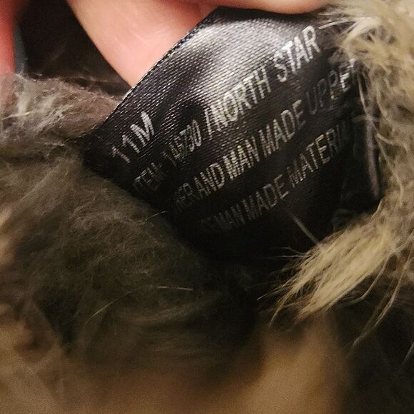 Khombu Women's "North Star" Gray & Taupe Waterproof Winter Boots Size 11 - Picture 6 of 8